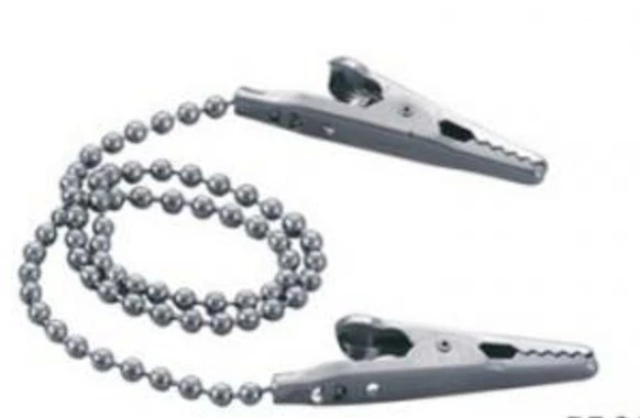 Nyálkendőtartó fém láncos HS