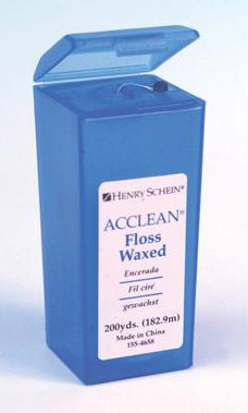 Fogselyem Acclean Dental Floss viaszos 182m kék HS