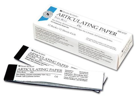 Artikulációs papír 40µ kék 12x12 lap HS