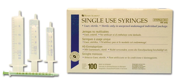 Fecskendő Luer 10ml 2 részes 100db HS