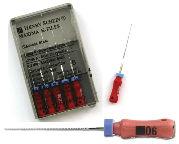 K-files Maxima 45HS fehér 21mm 6db