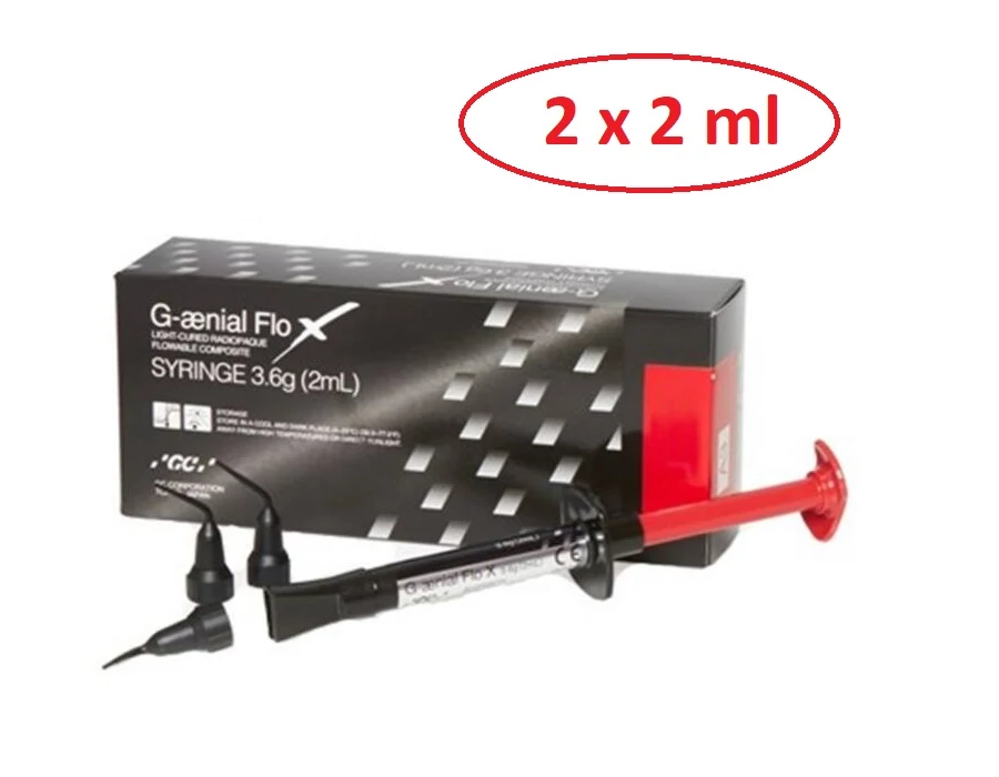 AKCIÓ - GC G-aenial Flo X, Syringe, 2 x 2 ml