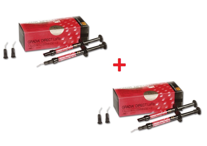 AKCIÓ - GC Gradia direct Flo/LoFlo 2x3g