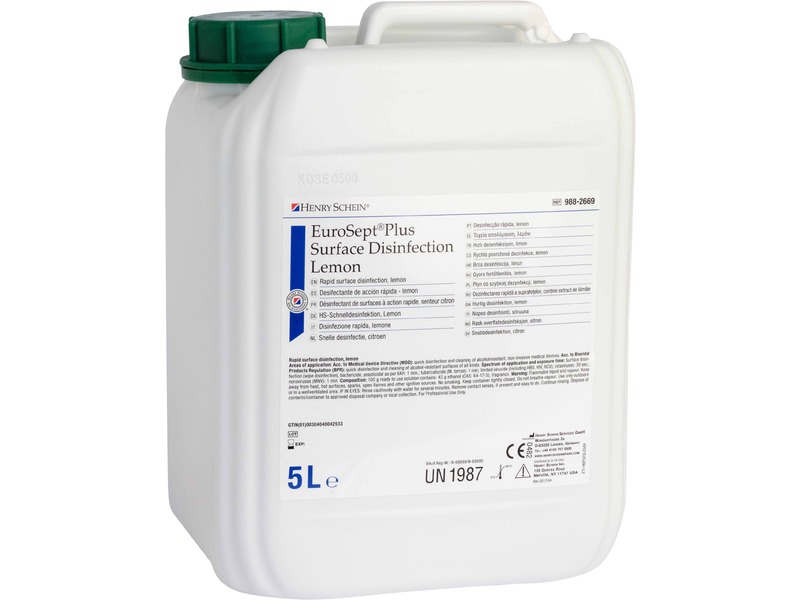 EuroSept Plus Surface Lemon 5l felületfertőtl.használatra kész aldehidmentes oldat HS
