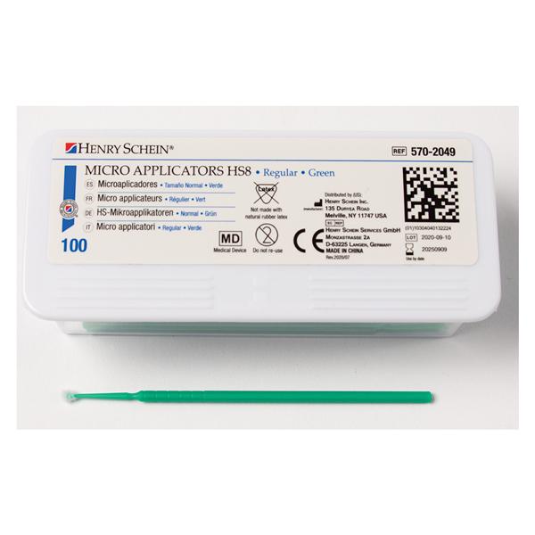 Applikátor pálca zöld regular 86mmx2mm 100db HS