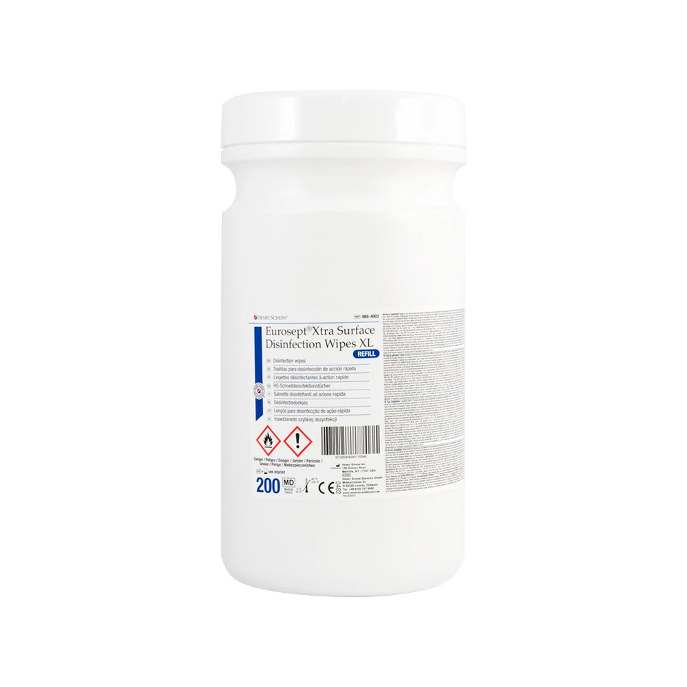 EuroSept Xtra Wipes XL Box 200db 220x200mm kendővel HS