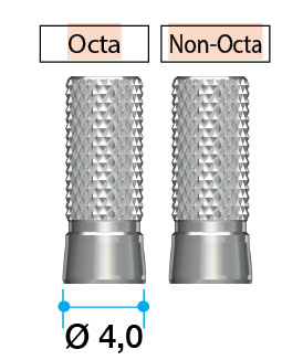 AnyRidge Temporary Cylinder	Ø3.8/ Octa