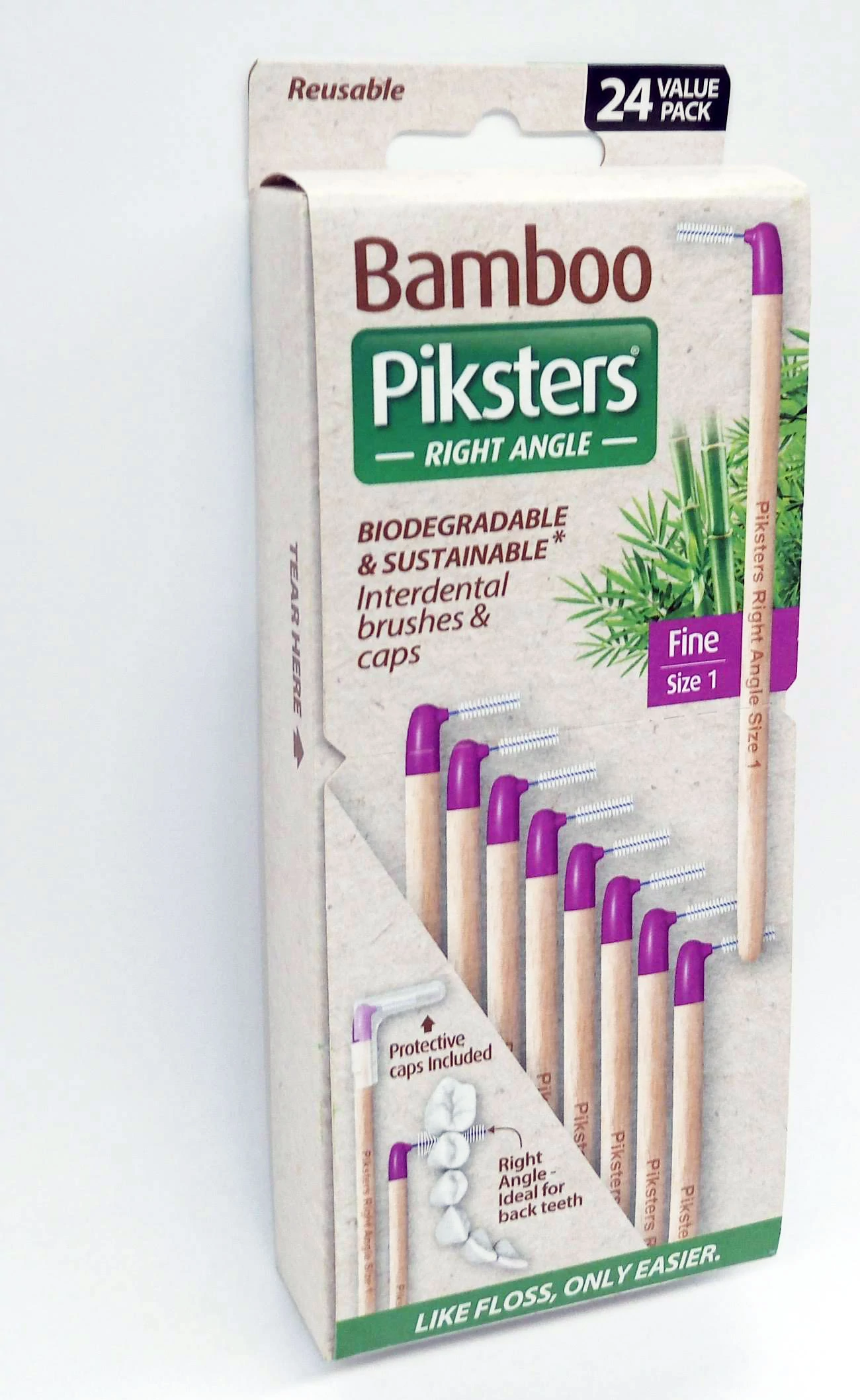 ZZ-Piksters Bamboo Angled 24db Nr.1 Purple (0,45,80mm)