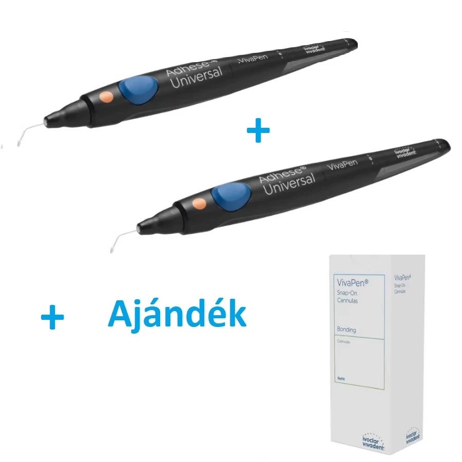 AKCIÓ - Adhese Universal Kit VivaPen 2 x 2ml+100 kanül + ajándék VivaPen kanül 100db