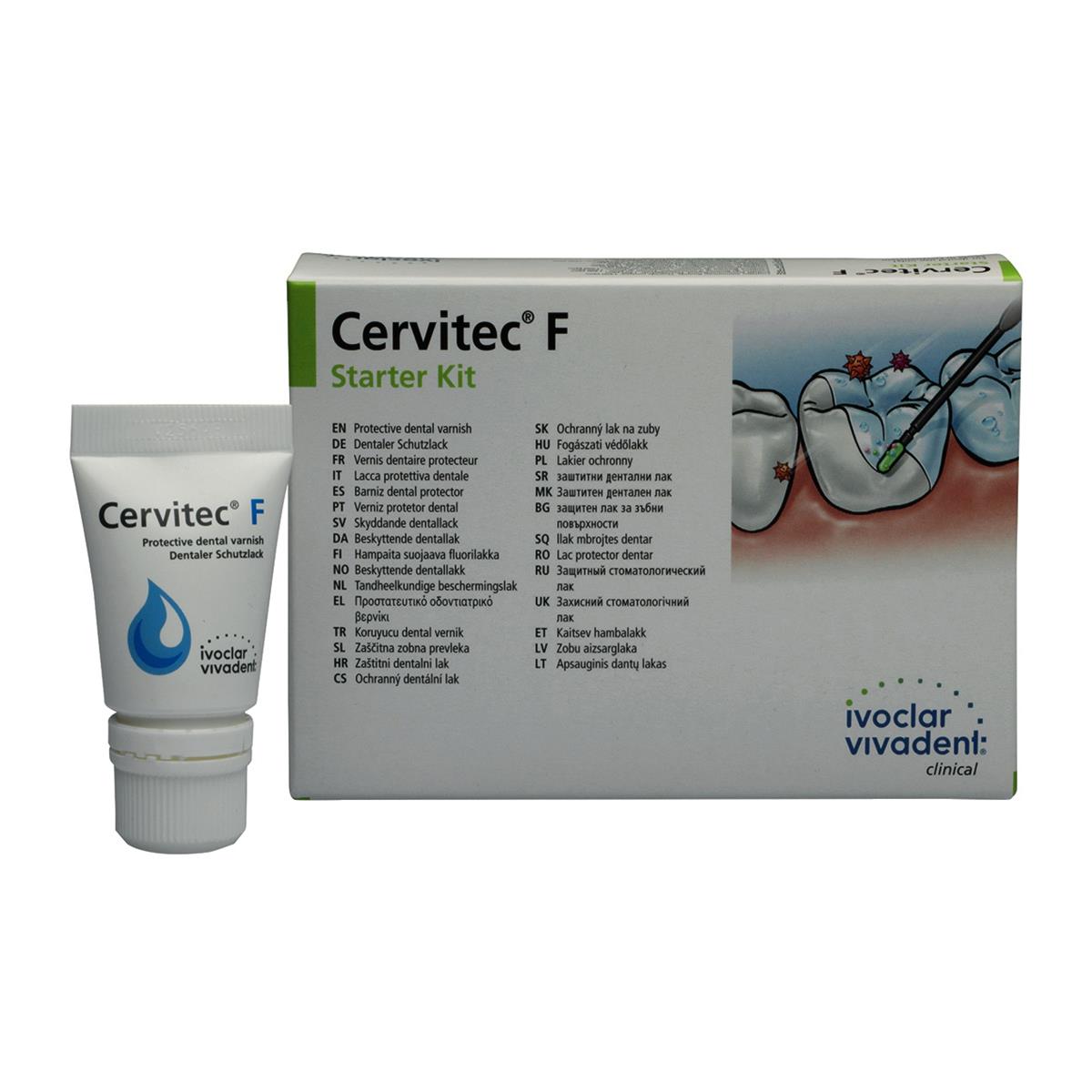 Cervitec F Starter Kit Tube 1x4g+8db aplikátor