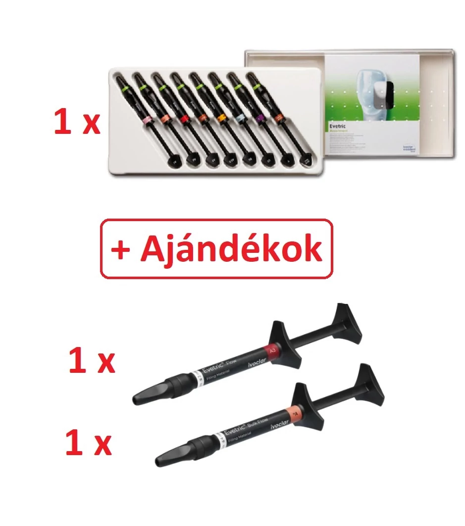 AKCIÓ - Evetric Assortment 8x3.5g + ajándék: 2x2g Evetric Flow/Evetric Bulk Flow